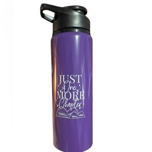 Just One More Chapter Water Bottle